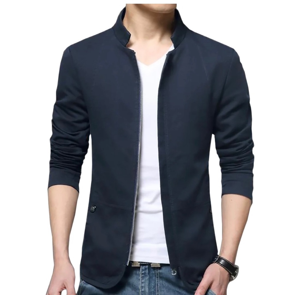 Pologize™ British Style Solid Casual Jacket